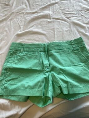 J. Crew Mint Green Chino Shorts